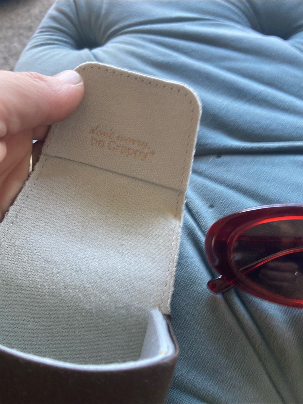 Crap Eyewear Women's Oval Sunglasses in Burgundy - Picture 4 of 7